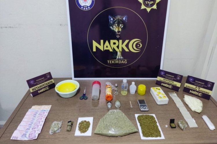 Tekirdağ'da uyuşturucu operasyonu! 9 zanlı yakalandı