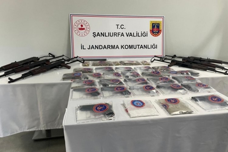 Şanlıurfa'da uyuşturucu ve kaçak silah operasyonu: 53 gözaltı