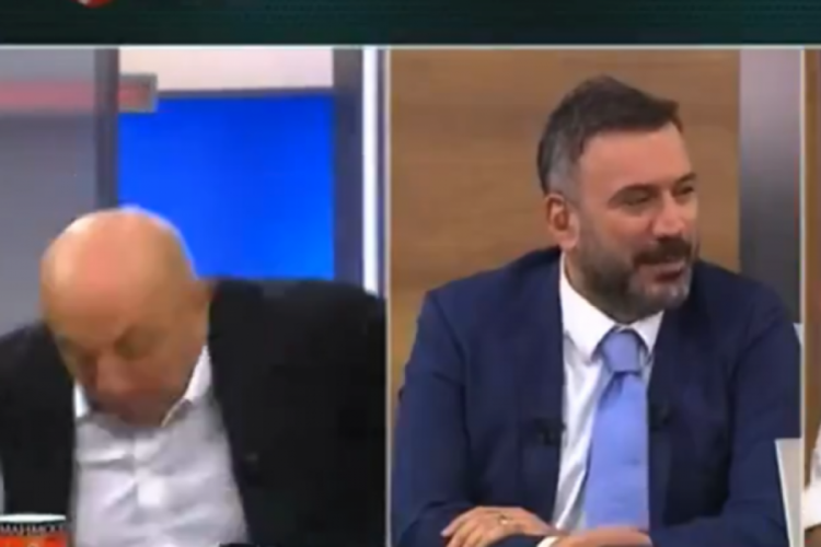 Sinan Engin canlı yayın sandalyeden d&uuml;şt&uuml;!
