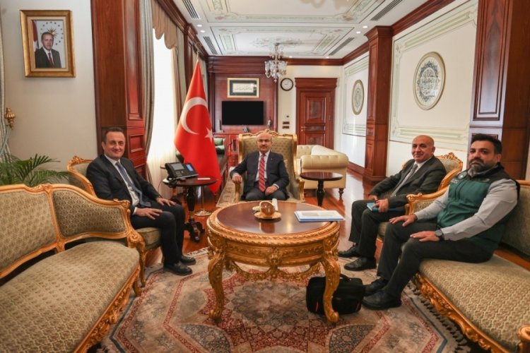 Bursa Valisi Demirtaş ile DSİ Bursa yöneticilerinden toplantı
