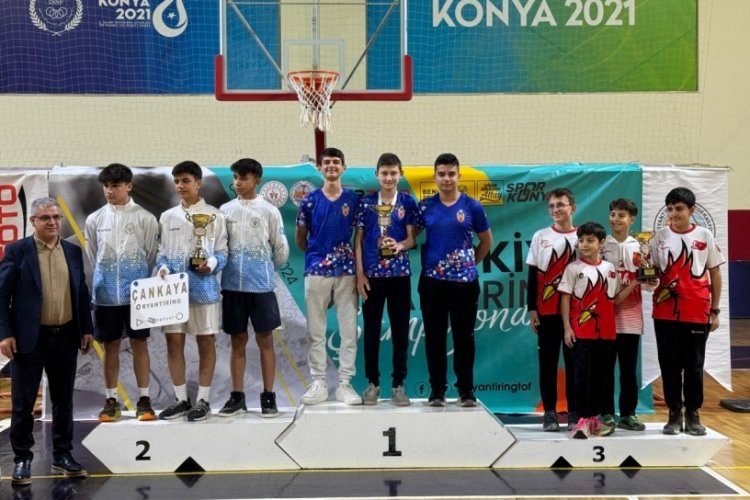 İneg&ouml;l Belediyespor oryantiring U14 Takımı, T&uuml;rkiye Şampiyonu oldu