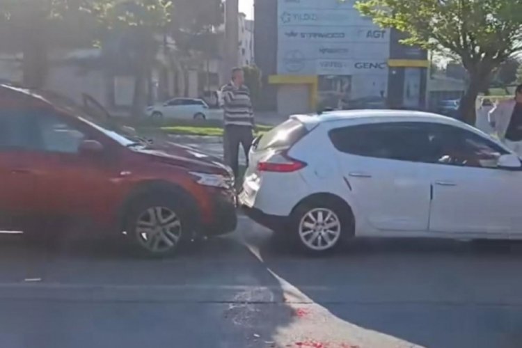 Bursa'da zincirleme kaza!