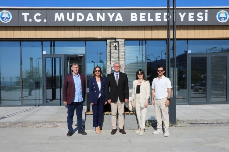 Bursada Bugün'den Mudanya Belediye Başkanı Dalgıç'a ziyaret