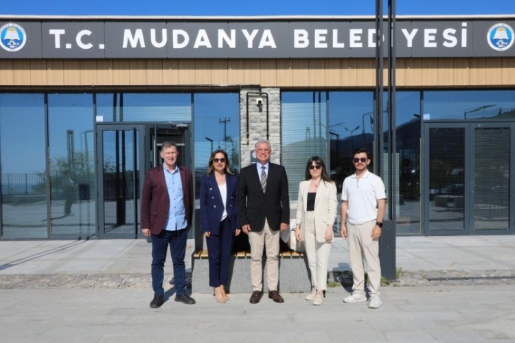 Bursada Bug&uuml;n'den Mudanya Belediye Başkanı Dalgı&ccedil;'a ziyaret