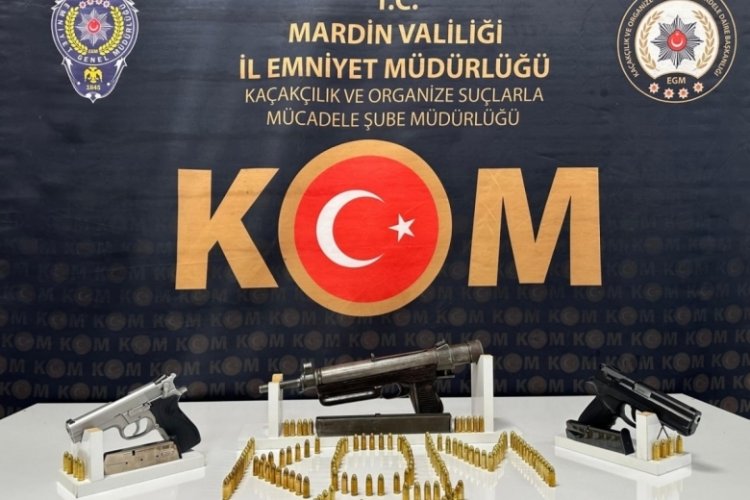 Mardin'de silah kaçakçılığı operasyonunda 1 tutuklama