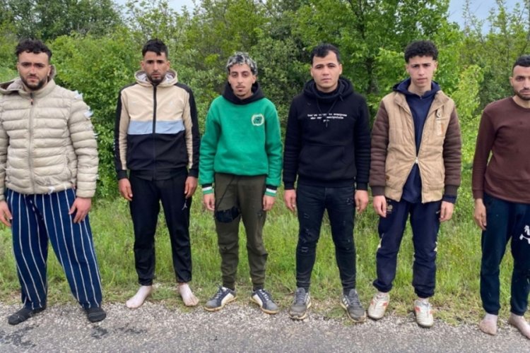 Edirne'de Bulgaristan'a gitmeye çalışan 6 kaçak göçmen yakalandı