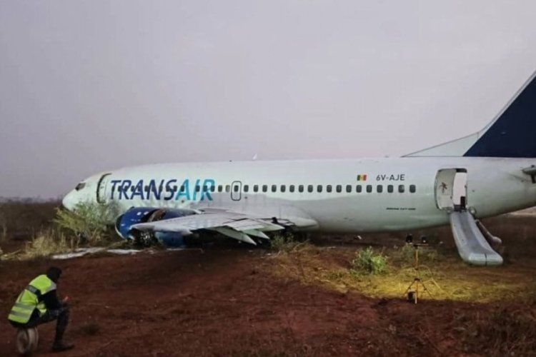 Senegal'de yolcu uçağı pistten çıktı! Yaralılar var