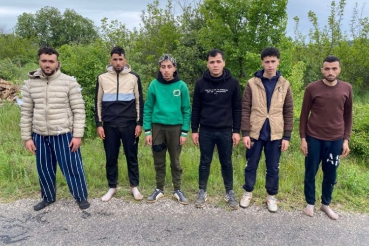 Edirne'de 6 ka&ccedil;ak g&ouml;&ccedil;men jandarmadan ka&ccedil;amadı