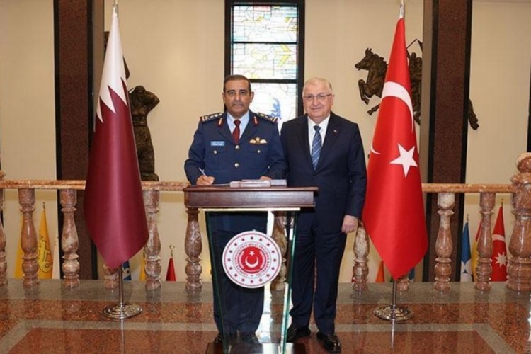 Bakan G&uuml;ler, Katar Genelkurmay Başkanı'nı kabul etti