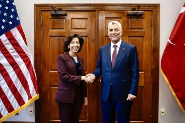 Ticaret Bakanı Bolat, ABD'li mevkidaşı Raimondo ile g&ouml;r&uuml;şt&uuml;