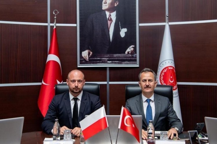 Savunma Sanayii Başkanı G&ouml;rg&uuml;n, Polonyalı bakanı ağırladı