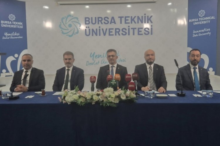 Bursa Tenik Üniversitesi basın toplantısı düzenledi