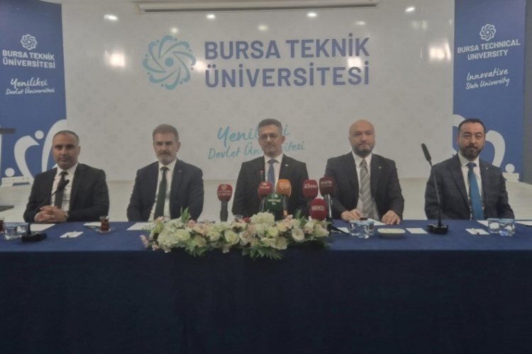 Bursa Tenik &Uuml;niversitesi basın toplantısı d&uuml;zenledi