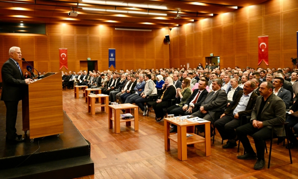 Bursa'da Başkan Bozbey'den muhtarlarla b&uuml;y&uuml;k buluşma