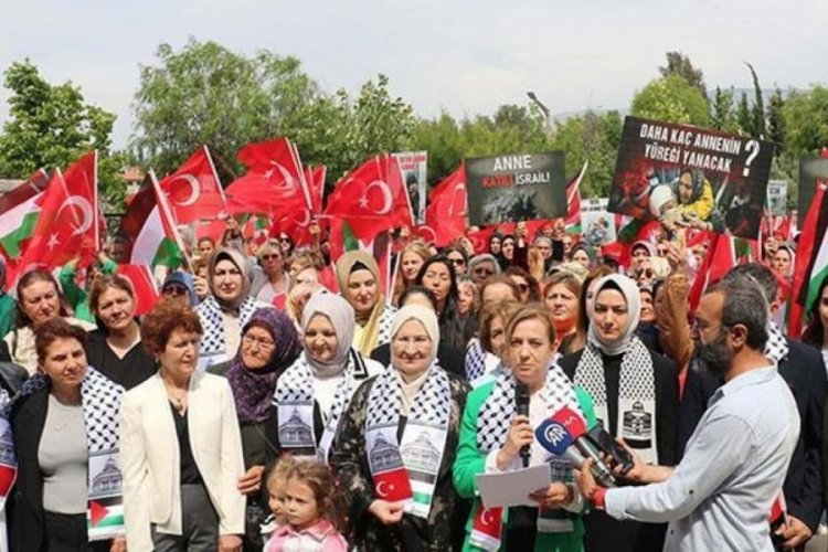 AK Parti Kadın Kolları'ndan Gazzeli anneler i&ccedil;in a&ccedil;ıklama