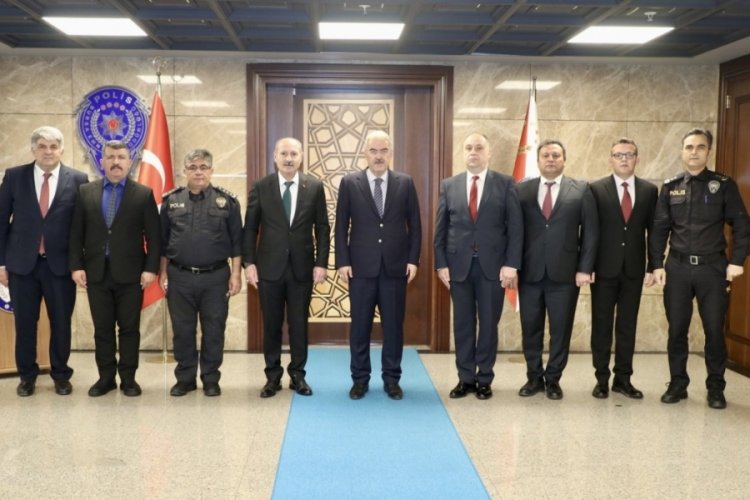 Emniyet Genel M&uuml;d&uuml;r&uuml; Erol Ayyıldız Bursa'da