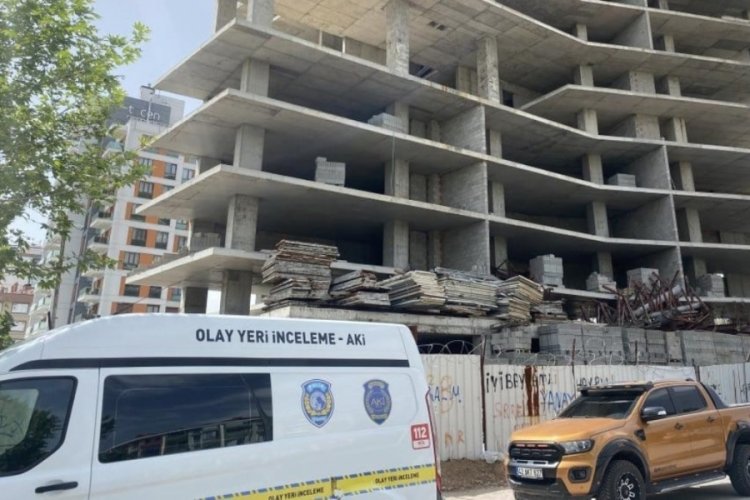 Konya'da durdurulmuş inşaatta insan iskeleti bulundu