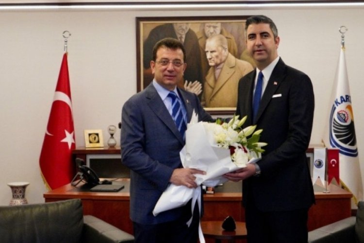 İmamoğlu Kartal Belediye Başkanı G&ouml;khan Y&uuml;ksel'i ziyaret etti