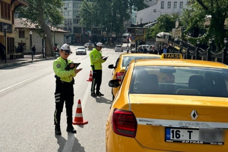 Bursa Emniyeti'nden denetim!