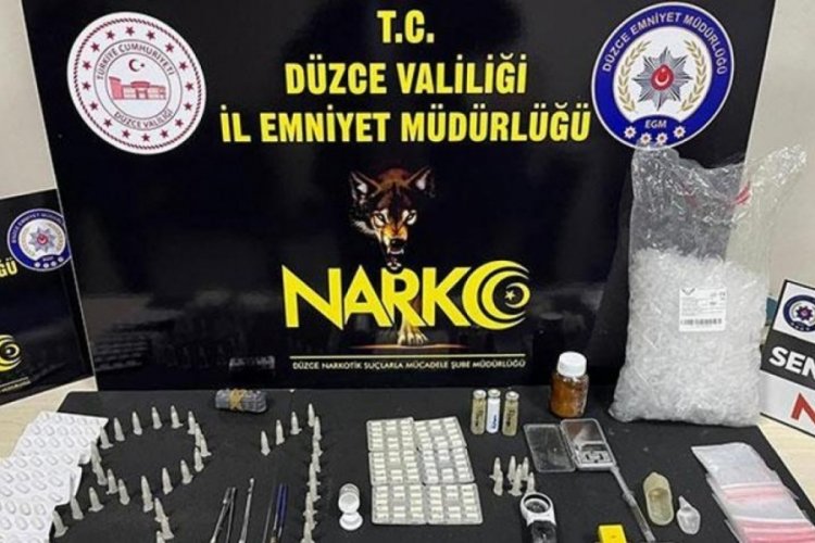 D&uuml;zce'de bir kimyager evini imalathaneye &ccedil;evirmiş!