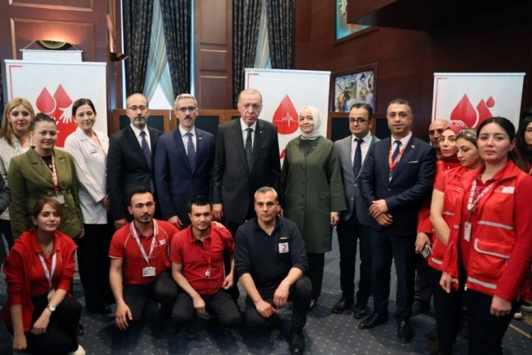 Cumhurbaşkanı Erdoğan "Kan Ver Hayat Ver" programına katıldı