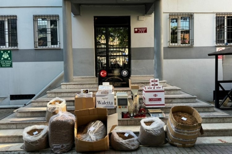 Bursa'da 11 bin dal dolu makaron ele ge&ccedil;irildi