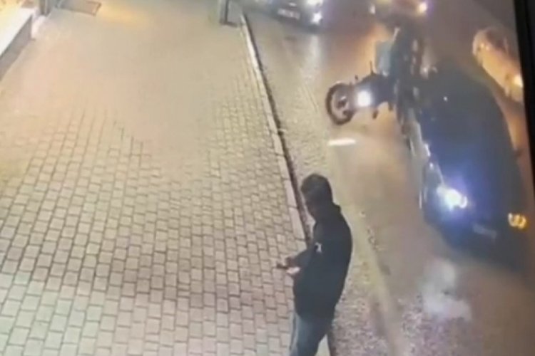 Bursa'da kazadan kıl payı kurtuldu!