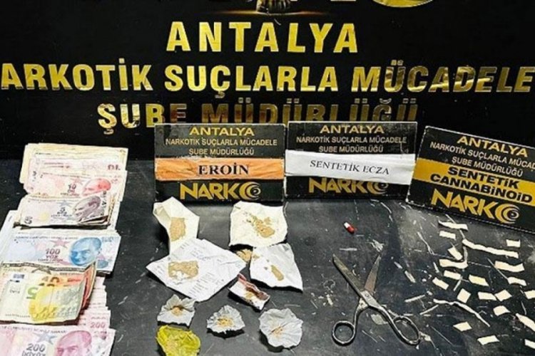 Antalya'da uyuşturucu operasyonu!
