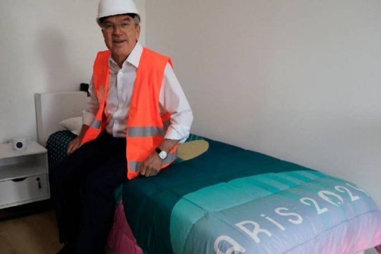 Seks partileri itirafı &uuml;st&uuml;ne Paris Olimpiyatları'na anti-seks yataklar geldi
