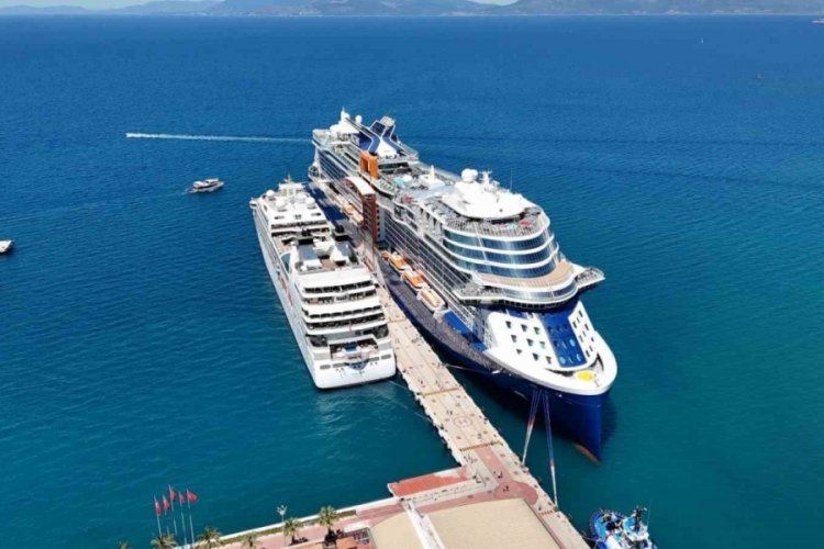 Aydın Kuşadası'nda kruvaziyer bereketi!