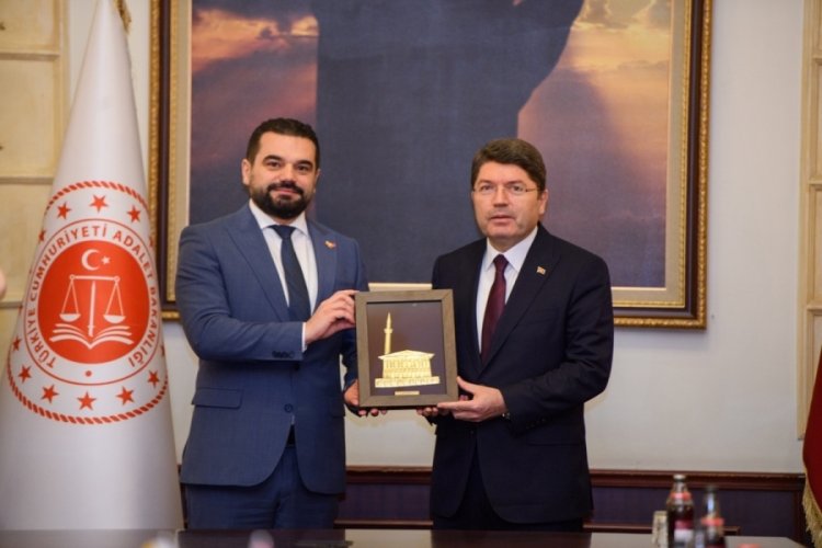 Kuzey Makedonya Adalet Bakanı Loga'dan Adalet Bakanı Tun&ccedil;'a teşekk&uuml;r