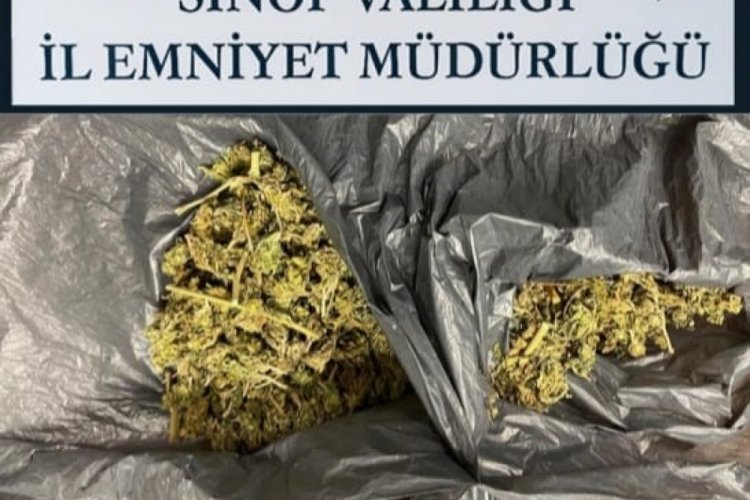 Sinop'ta işyerinden uyuşturucu &ccedil;ıktı