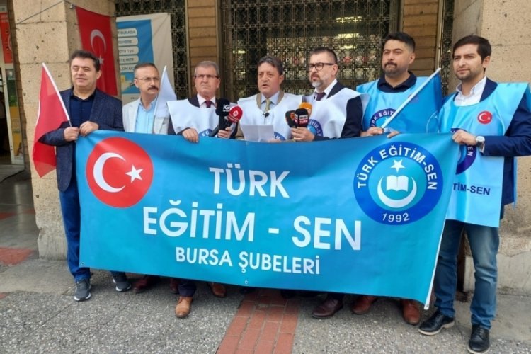 T&uuml;rk Eğitim-Sen Bursa Şubeleri'nden basın a&ccedil;ıklaması