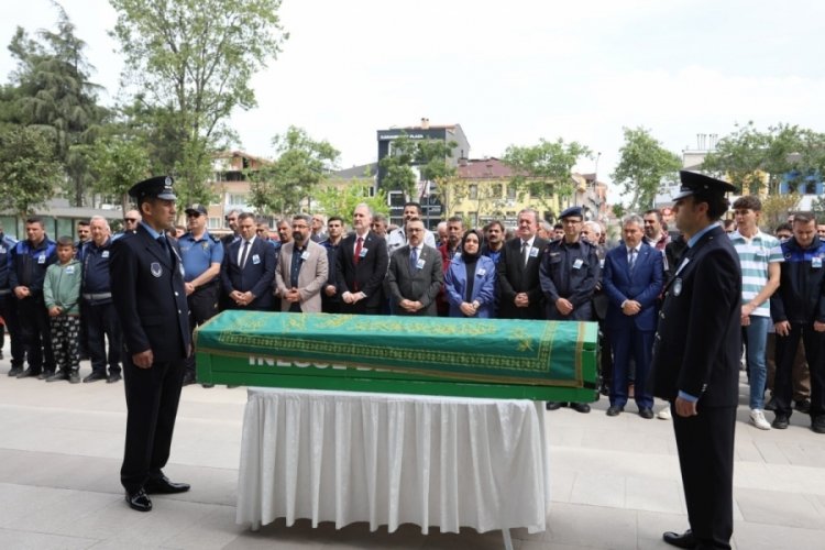 Hayatını kaybeden zabıta memuru Mustafa Şeng&uuml;n i&ccedil;in Bursa'da t&ouml;ren d&uuml;zenlendi