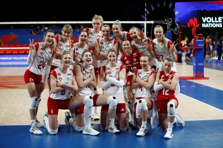 FIVB Kadınlar Milletler Ligi'nde Polonya, Hollanda'yı mağlup etti