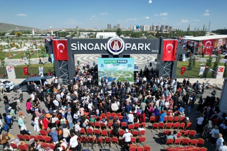 Ankara'da 'Sincan Park' hizmete sunuldu