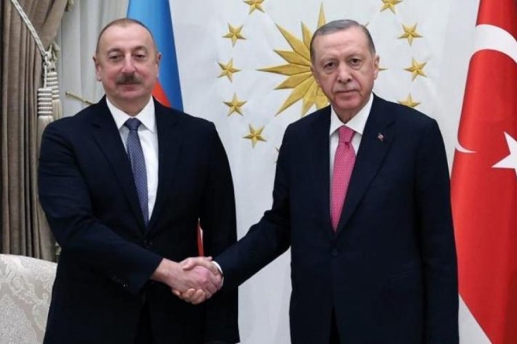 Cumhurbaşkanı Erdoğan, İlham Aliyev'le g&ouml;r&uuml;şt&uuml;