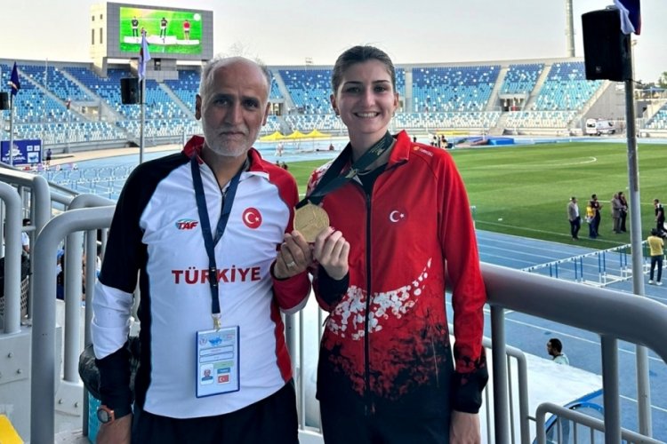 B&uuml;y&uuml;kşehirli sporcu, Akdeniz Oyunları şampiyonu oldu