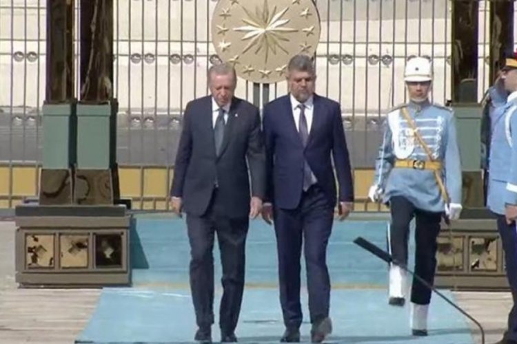 Erdoğan, Romanya Başbakanı'nı t&ouml;renle karşıladı