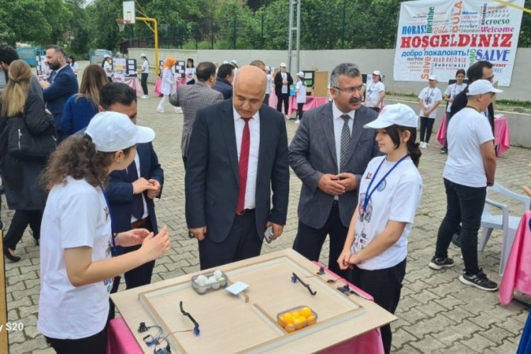 Zonguldak'ta "TÜBİTAK" Bilim Fuarında öğrencilerin yetenekleri konuştu