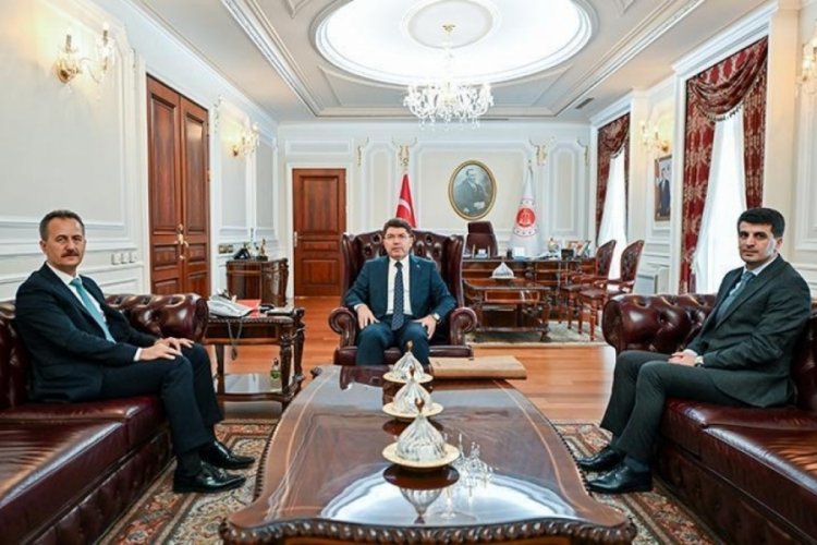 Bakan Tun&ccedil;, Savunma Sanayii Başkanı G&ouml;rg&uuml;n ile bir araya geldi