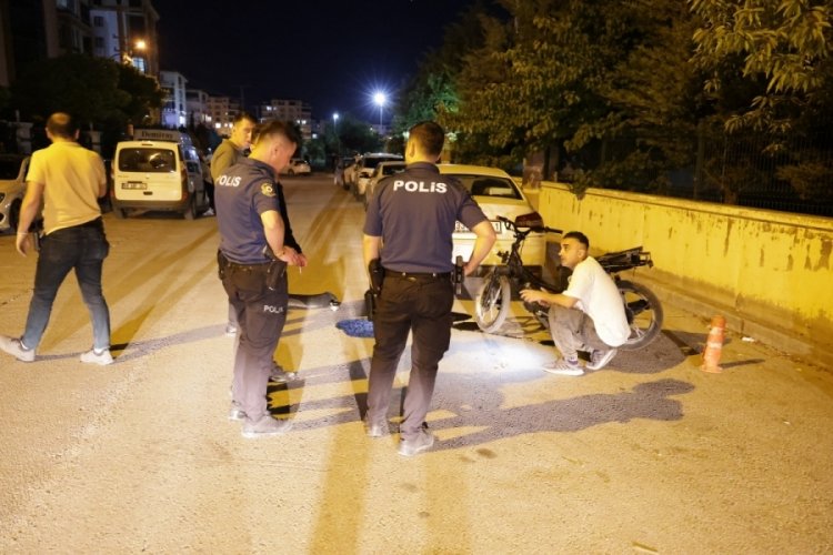 &Ccedil;aldığı motosikletle ka&ccedil;an ş&uuml;pheli kovalamacayla yakalandı