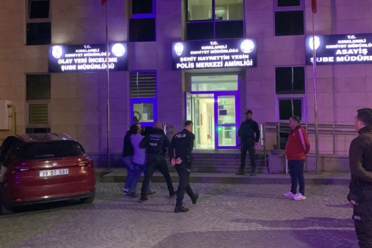Kırklareli'nde tartıştığı eşini bı&ccedil;akladı