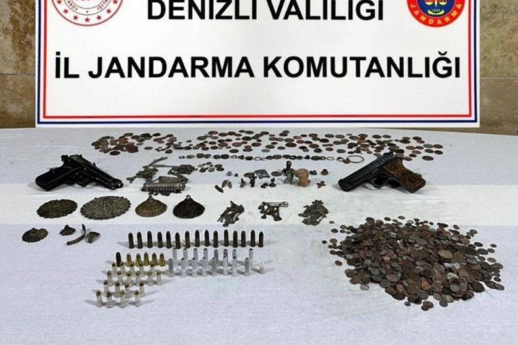 Denizli'de tarihi eser ka&ccedil;ak&ccedil;ılarına ge&ccedil;it yok!