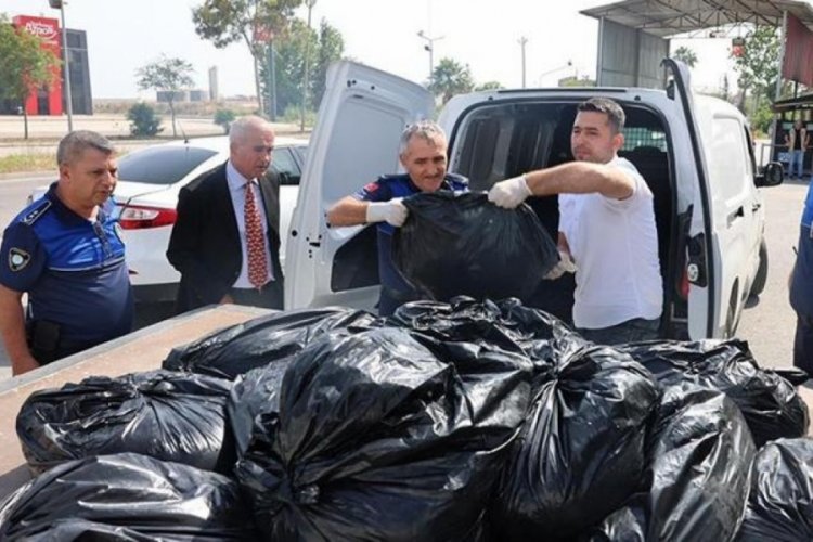 500 kilo ka&ccedil;ak et imha edildi