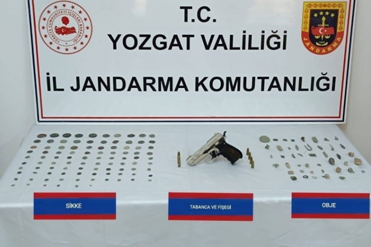 Yozgat'ta Roma D&ouml;nemine ait sikkeler ele ge&ccedil;irildi