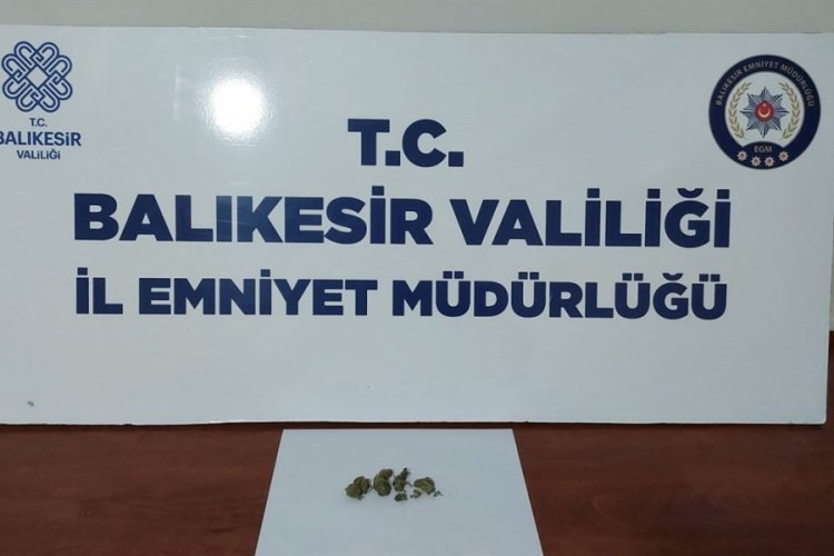 Bandırma'da uyuşturucu operasyonu