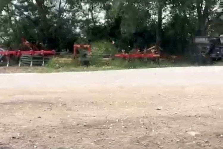Bursa'da dolu yağışı &uuml;reticileri korkuttu
