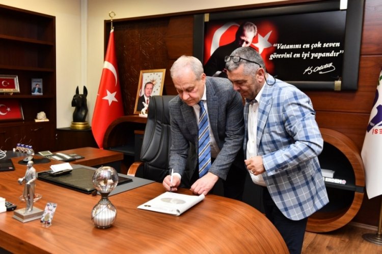 Başkan Erdem, PAŞADER Başkanı Tun&ccedil;el ile bir araya geldi
