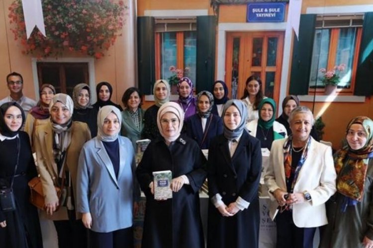 Emine Erdoğan, Şule Y&uuml;ksel Şenler Vakfı Kitap ve K&uuml;lt&uuml;r G&uuml;nleri'ni ziyaret etti!